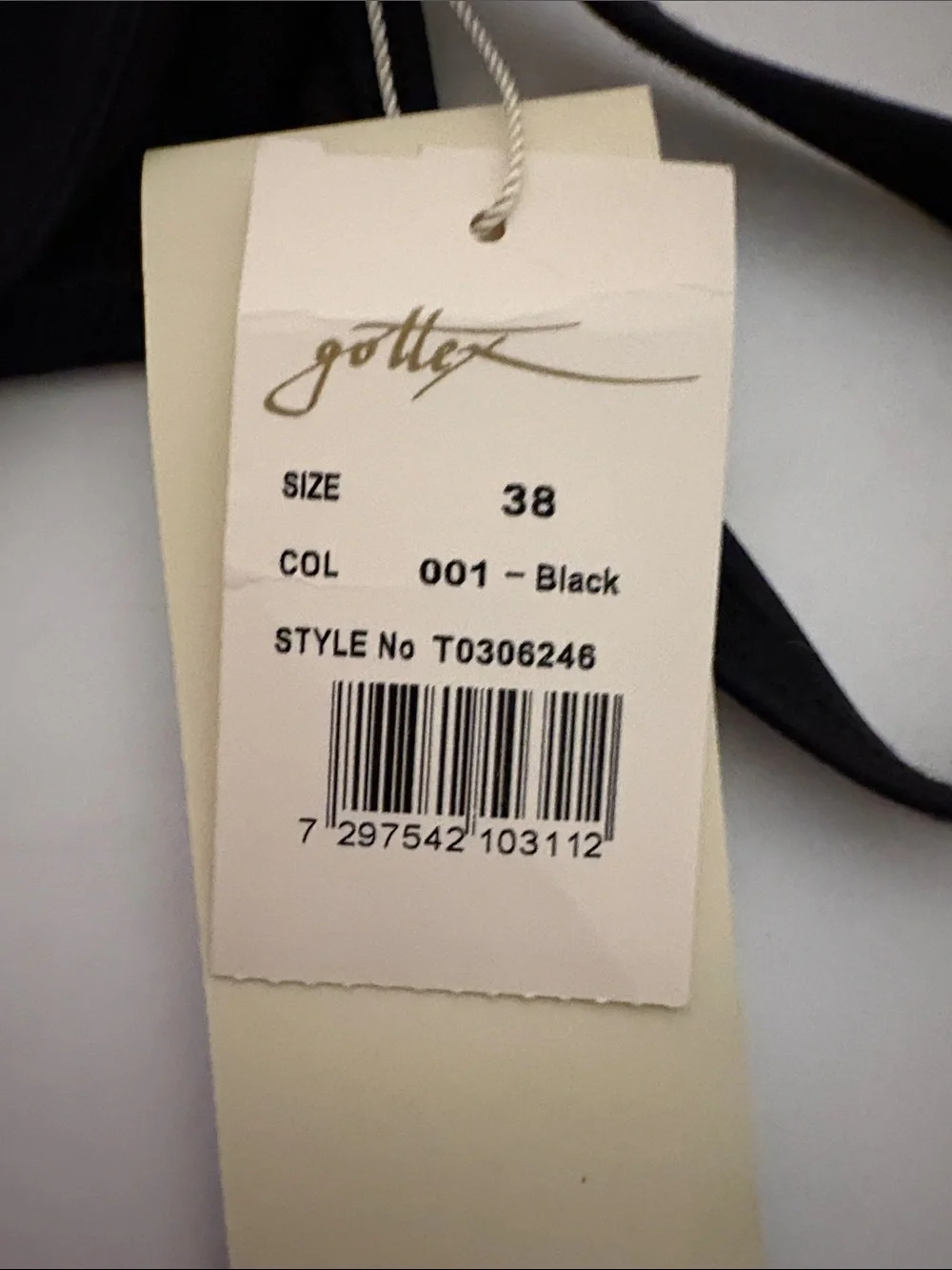 Gottex Black strappy one piece swimsuit